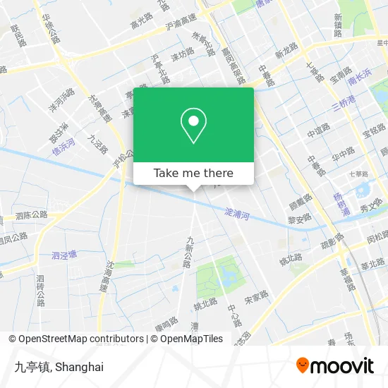 九亭镇 map