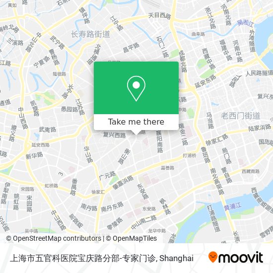 上海市五官科医院宝庆路分部-专家门诊 map