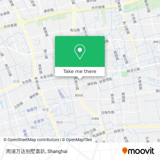 周浦万达别墅轰趴 map