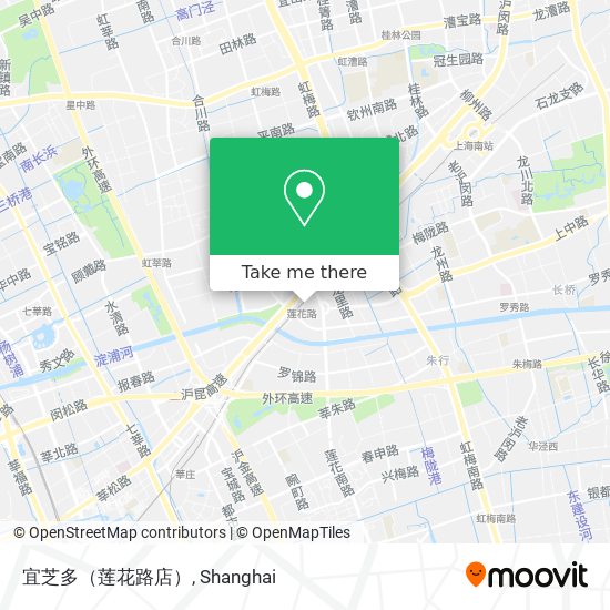 宜芝多（莲花路店） map