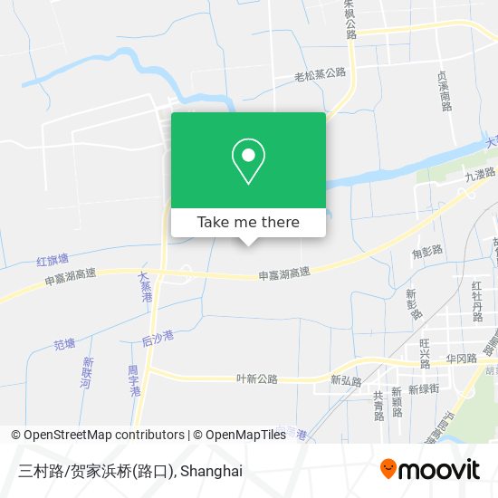 三村路/贺家浜桥(路口) map