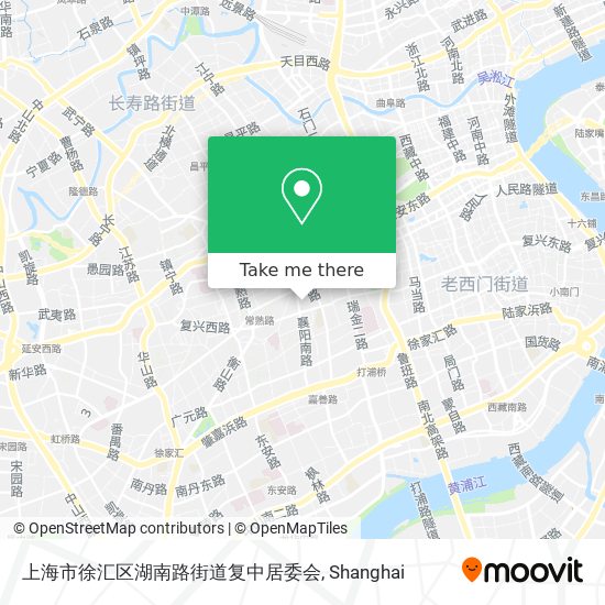 上海市徐汇区湖南路街道复中居委会 map