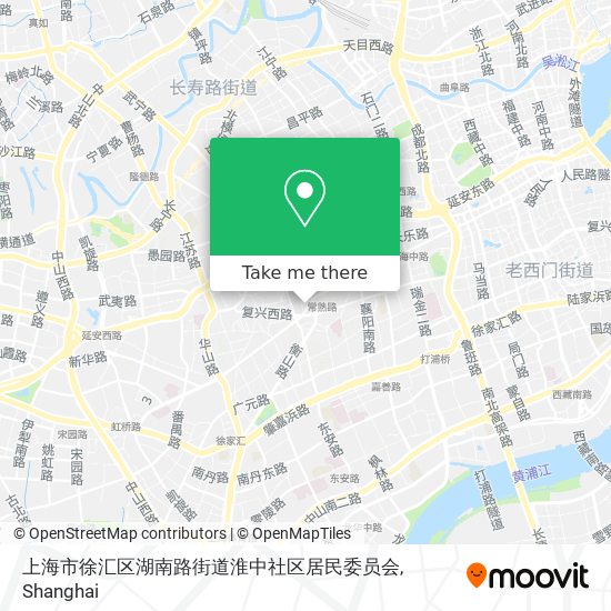 上海市徐汇区湖南路街道淮中社区居民委员会 map