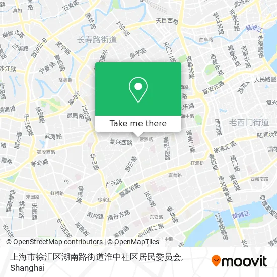 上海市徐汇区湖南路街道淮中社区居民委员会 map
