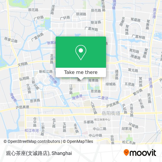 观心茶座(文诚路店) map