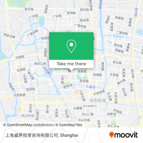 上海威界投资咨询有限公司 map