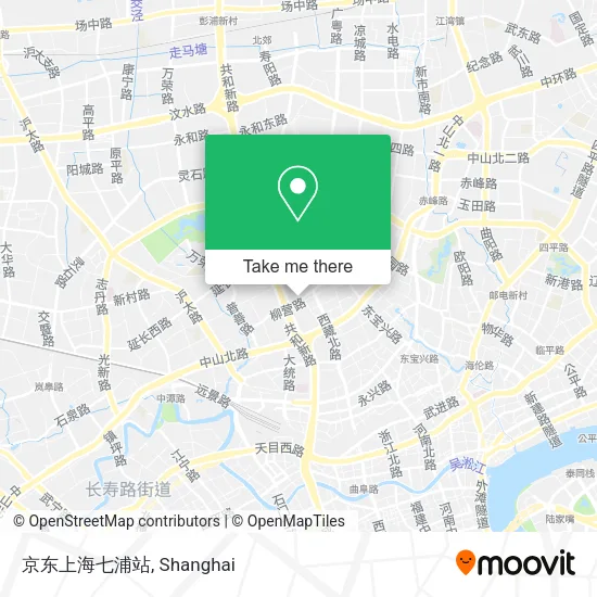 京东上海七浦站 map