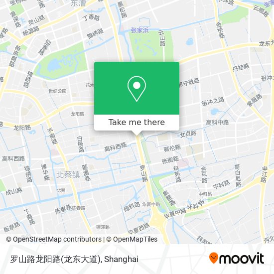 罗山路龙阳路(龙东大道) map