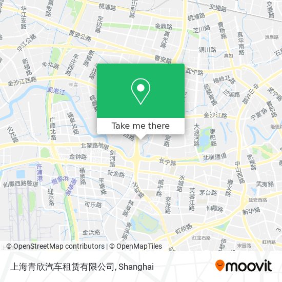 上海青欣汽车租赁有限公司 map