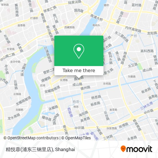 精悦蓉(浦东三钢里店) map