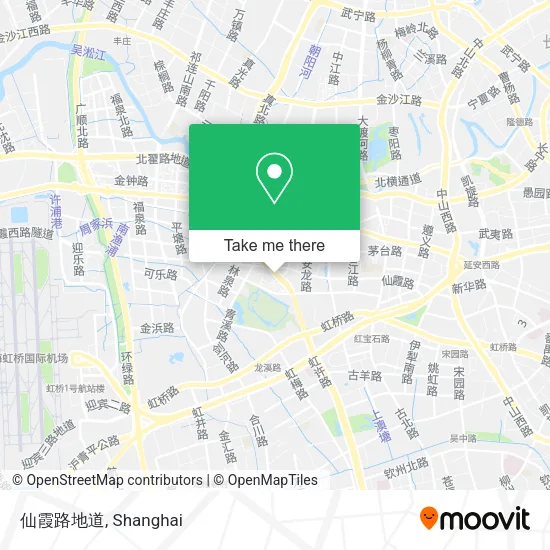 仙霞路地道 map