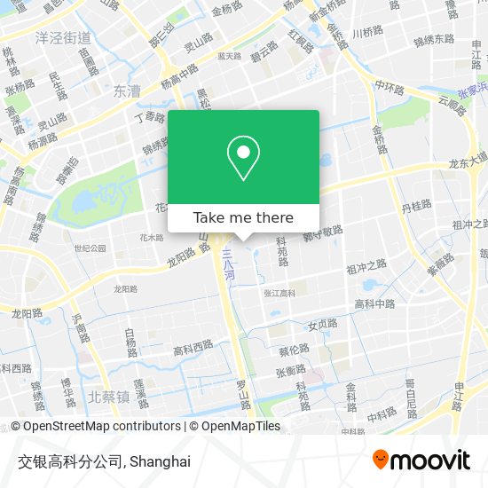 交银高科分公司 map