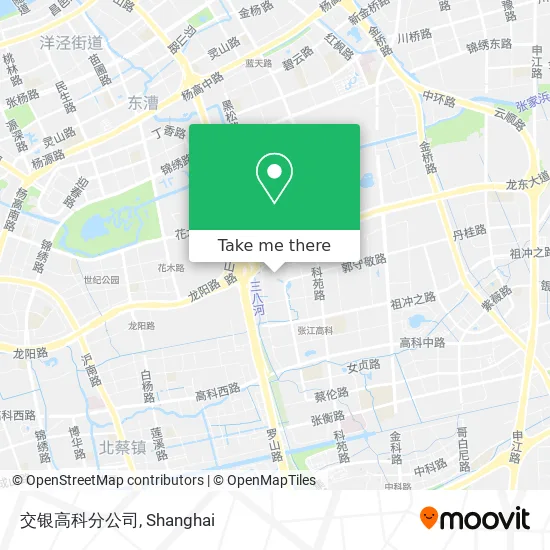 交银高科分公司 map