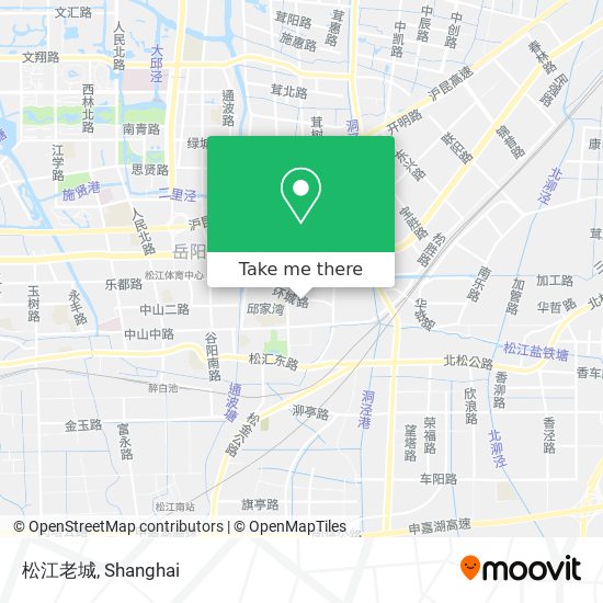 松江老城 map