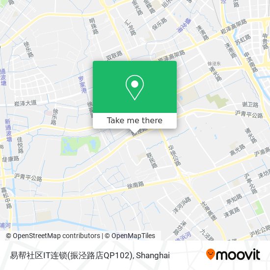 易帮社区IT连锁(振泾路店QP102) map