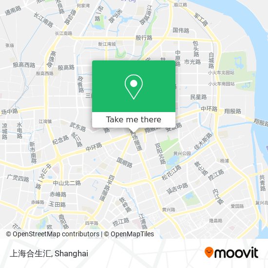 上海合生汇 map