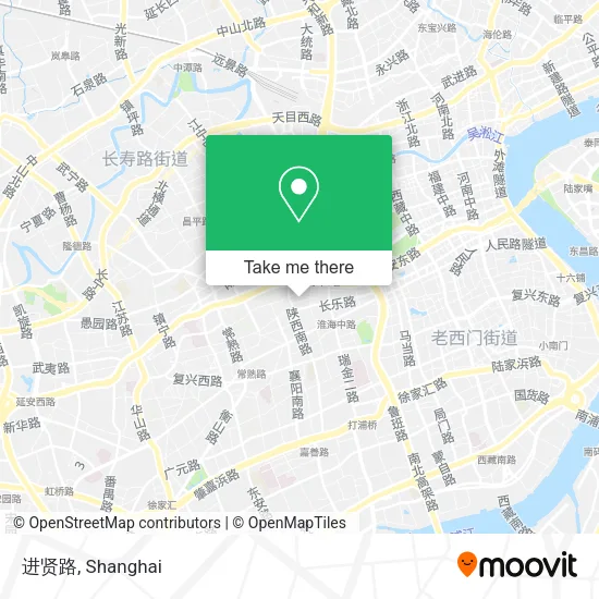 进贤路 map