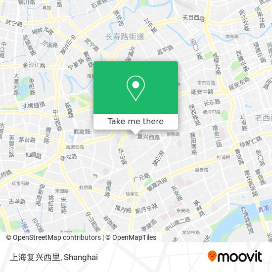 上海复兴西里 map