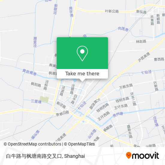 白牛路与枫塘南路交叉口 map