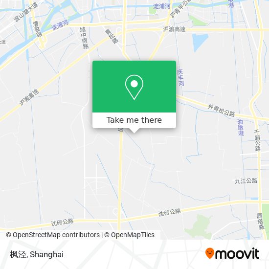 枫泾 map