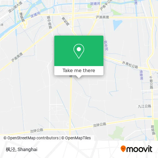枫泾 map