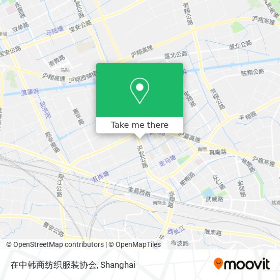 在中韩商纺织服装协会 map