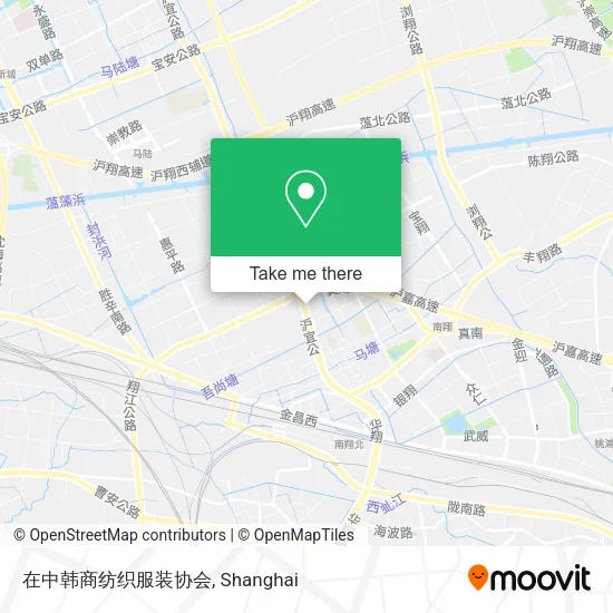 在中韩商纺织服装协会 map