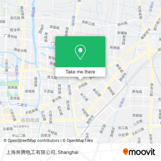 上海奔腾电工有限公司 map