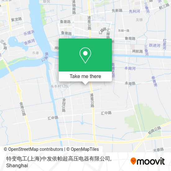 特变电工(上海)中发依帕超高压电器有限公司 map