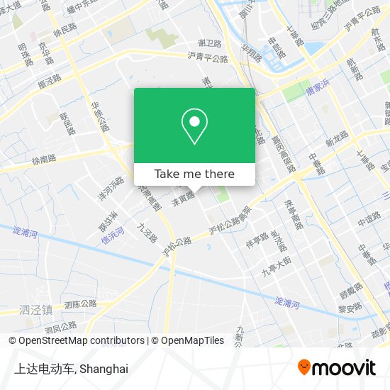 上达电动车 map