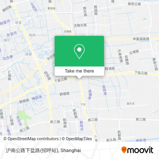 沪南公路下盐路(招呼站) map