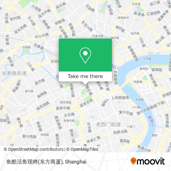 鱼酷活鱼现烤(东方商厦) map