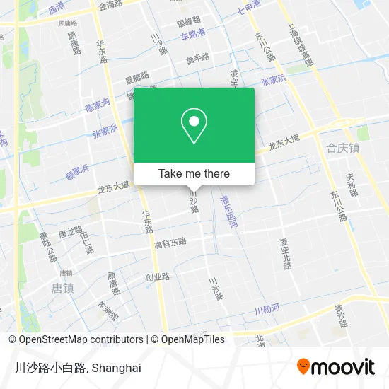 川沙路小白路 map