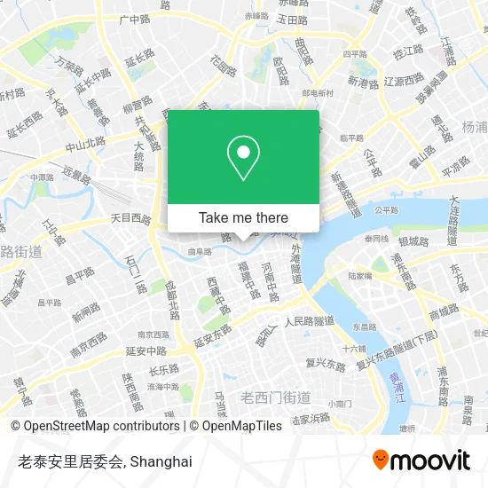 老泰安里居委会 map