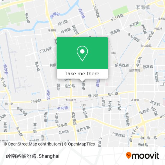 岭南路临汾路 map