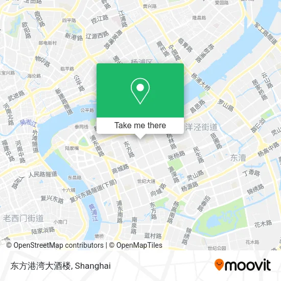 东方港湾大酒楼 map