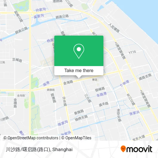 川沙路/曙启路(路口) map