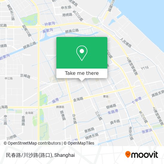 民春路/川沙路(路口) map