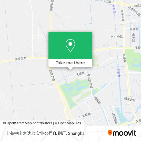 上海中山麦达欣实业公司印刷厂 map