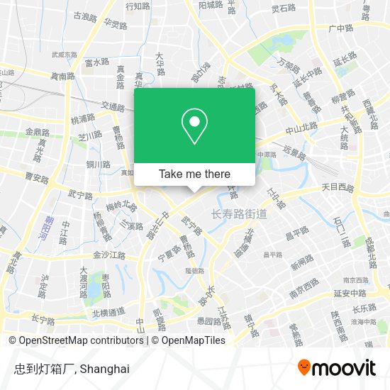 忠到灯箱厂 map