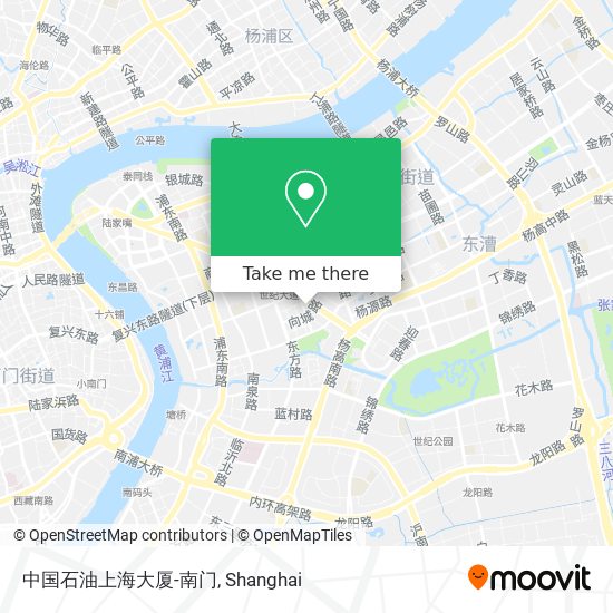 中国石油上海大厦-南门 map