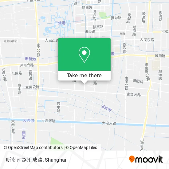 听潮南路汇成路 map