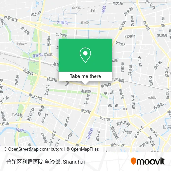 普陀区利群医院-急诊部 map