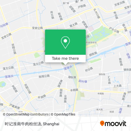 时记淮南牛肉粉丝汤 map