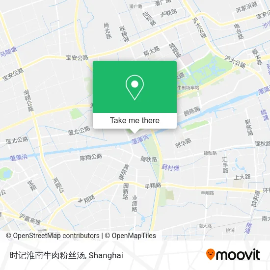 时记淮南牛肉粉丝汤 map