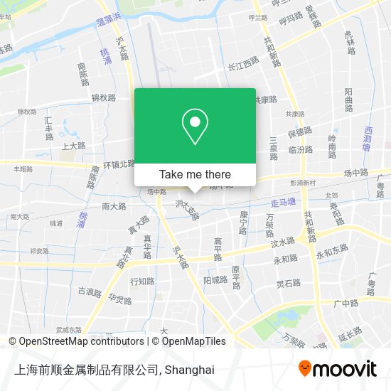 上海前顺金属制品有限公司 map