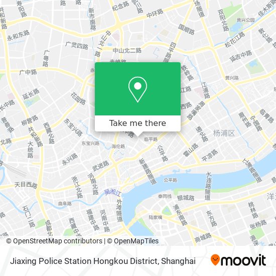 Jiaxing Police Station Hongkou District map