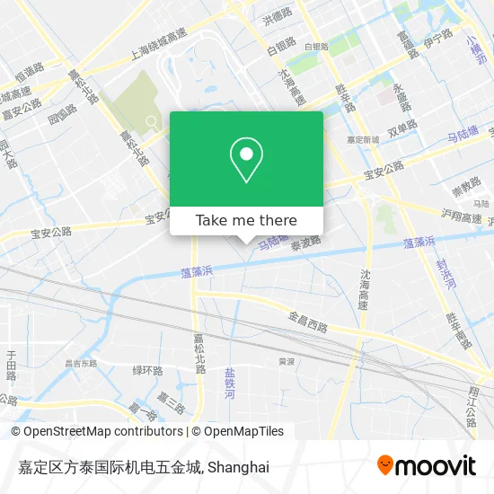 嘉定区方泰国际机电五金城 map