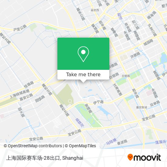 上海国际赛车场-28出口 map