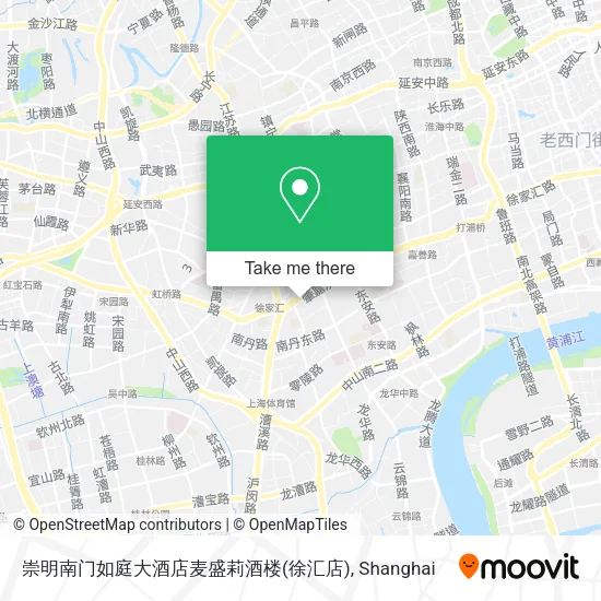 崇明南门如庭大酒店麦盛莉酒楼(徐汇店) map